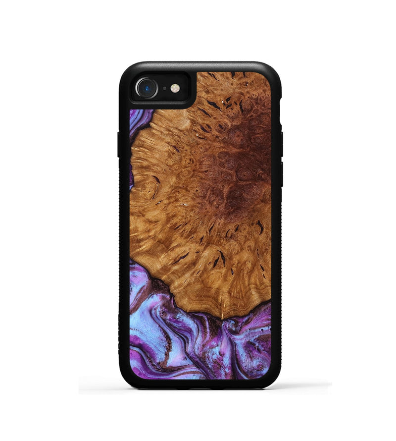 iPhone SE Wood Phone Case - Veda (Purple, 795420)