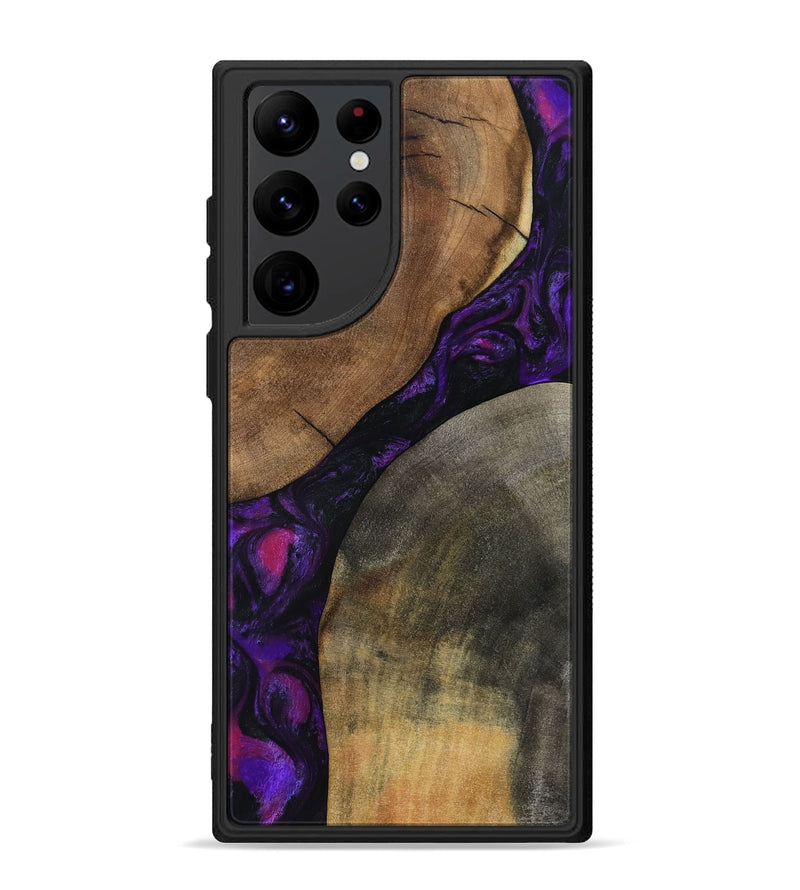 Galaxy S22 Ultra Wood Phone Case - Zeke (Purple, 795422)
