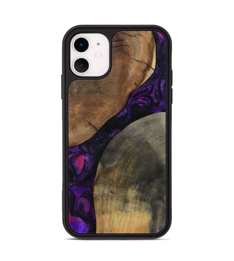 iPhone 11 Wood Phone Case - Zeke (Purple, 795422)