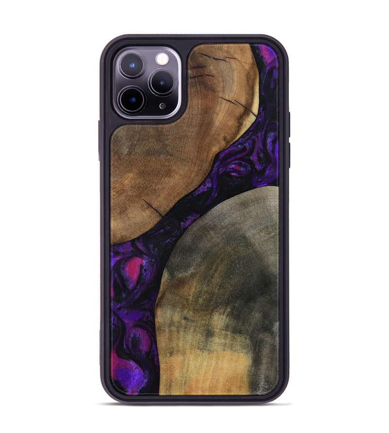 iPhone 11 Pro Max Wood Phone Case - Zeke (Purple, 795422)
