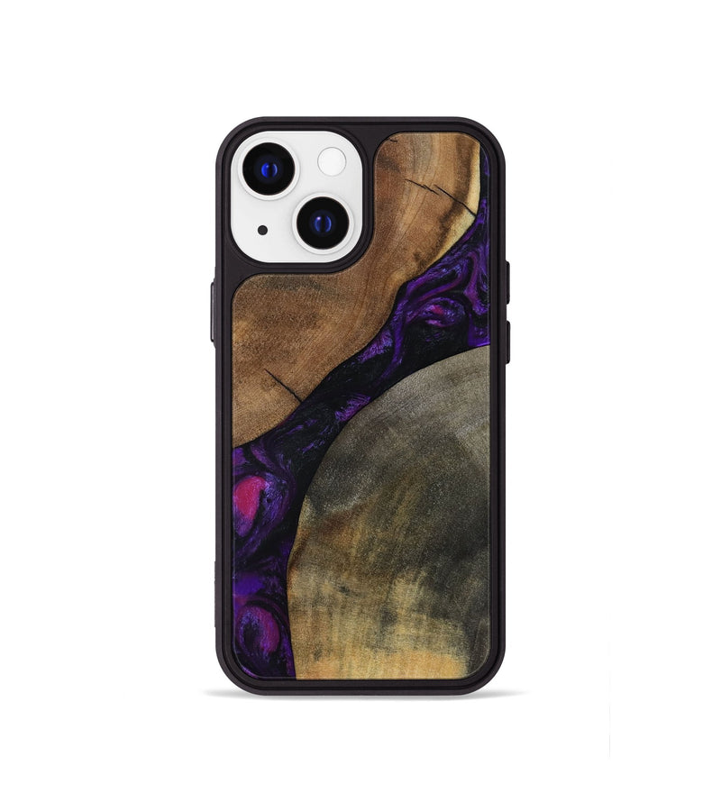 iPhone 13 mini Wood Phone Case - Zeke (Purple, 795422)