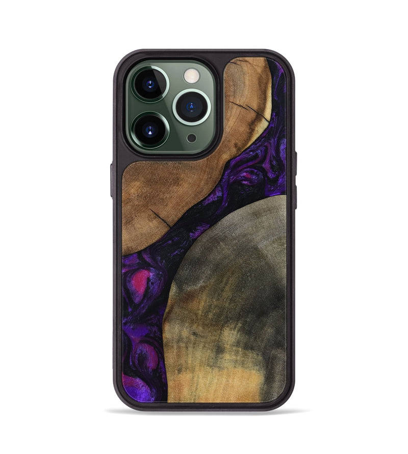 iPhone 13 Pro Wood Phone Case - Zeke (Purple, 795422)