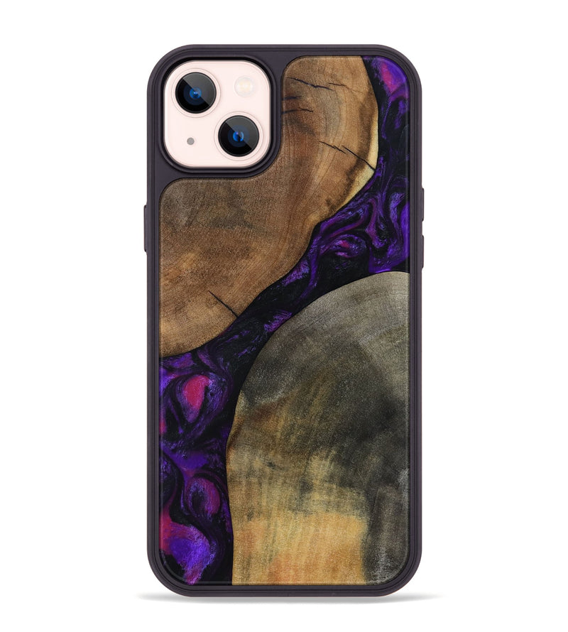 iPhone 14 Plus Wood Phone Case - Zeke (Purple, 795422)