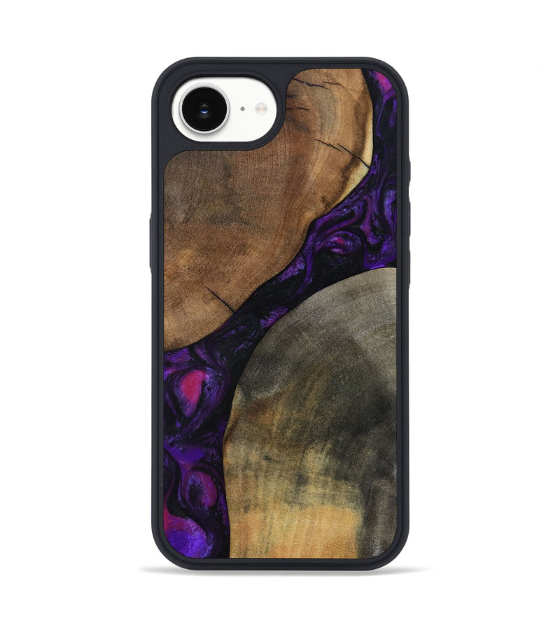 iPhone 16e Wood Phone Case - Zeke (Purple, 795422)