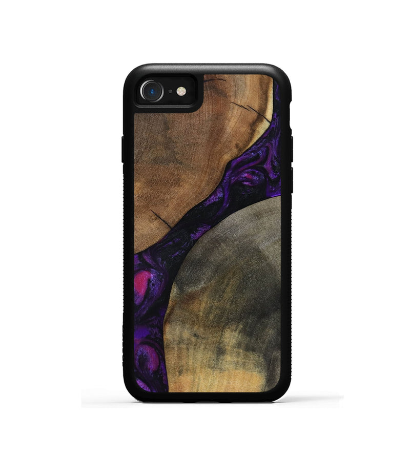 iPhone SE Wood Phone Case - Zeke (Purple, 795422)