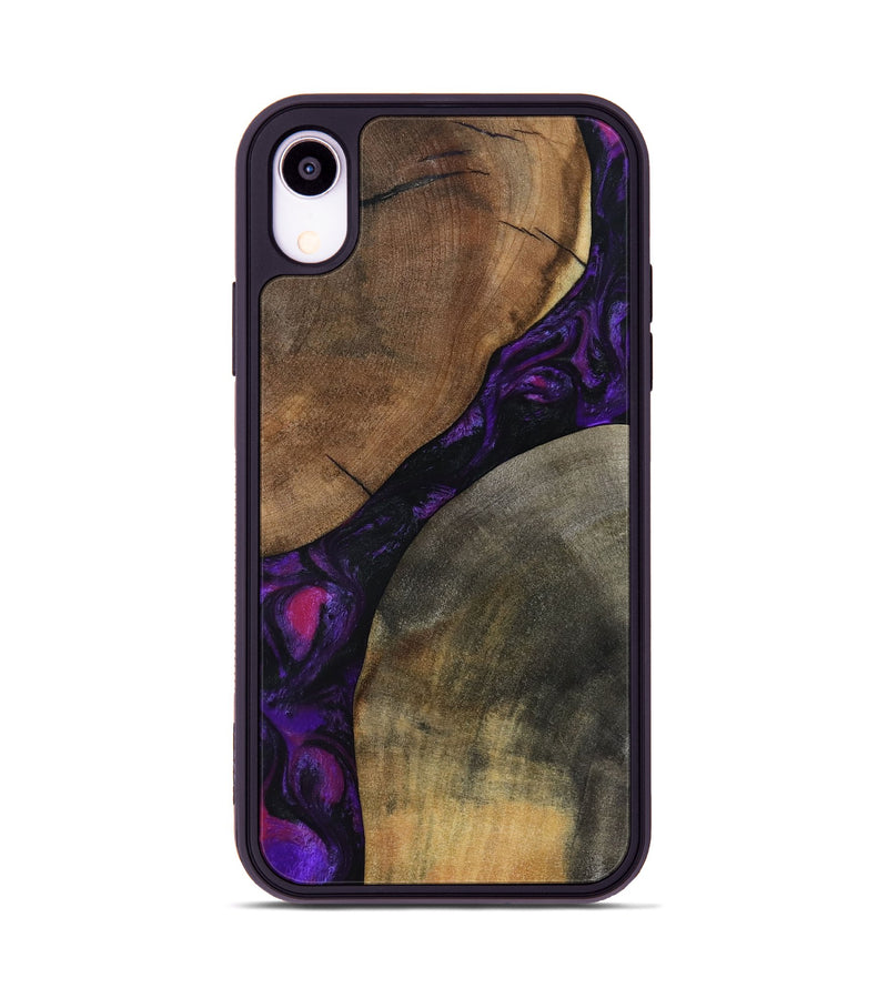 iPhone Xr Wood Phone Case - Zeke (Purple, 795422)
