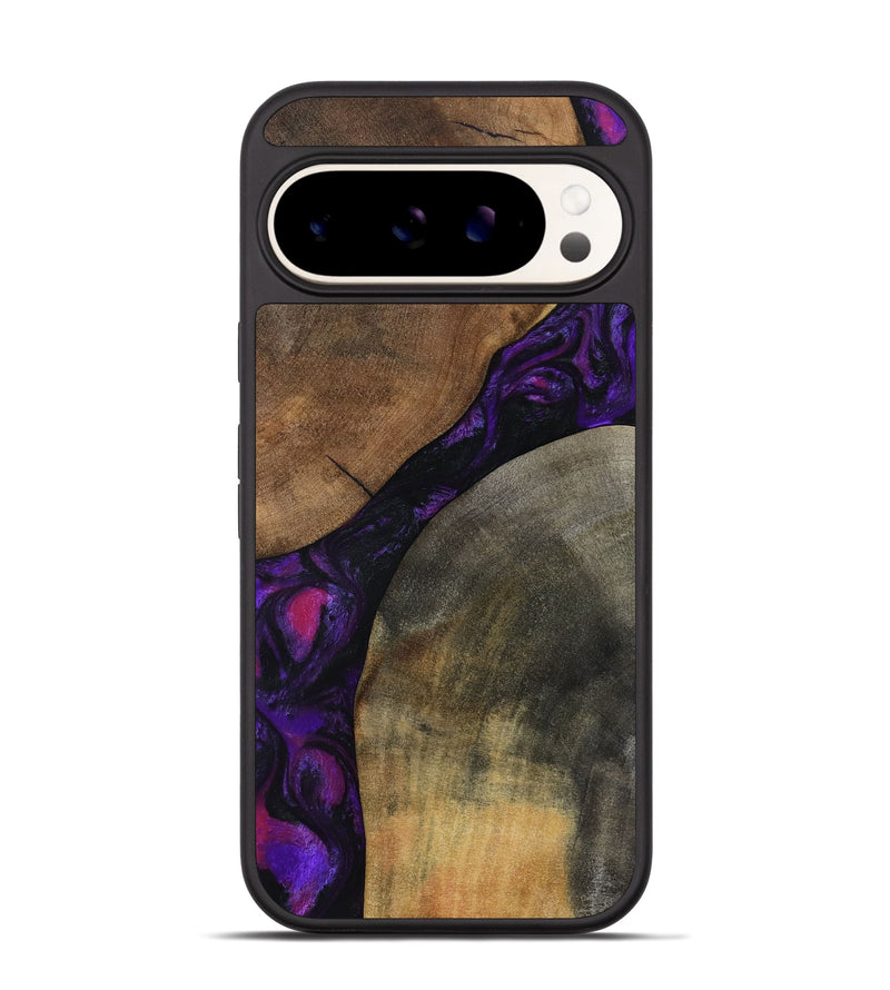 Pixel 9 Wood Phone Case - Zeke (Purple, 795422)