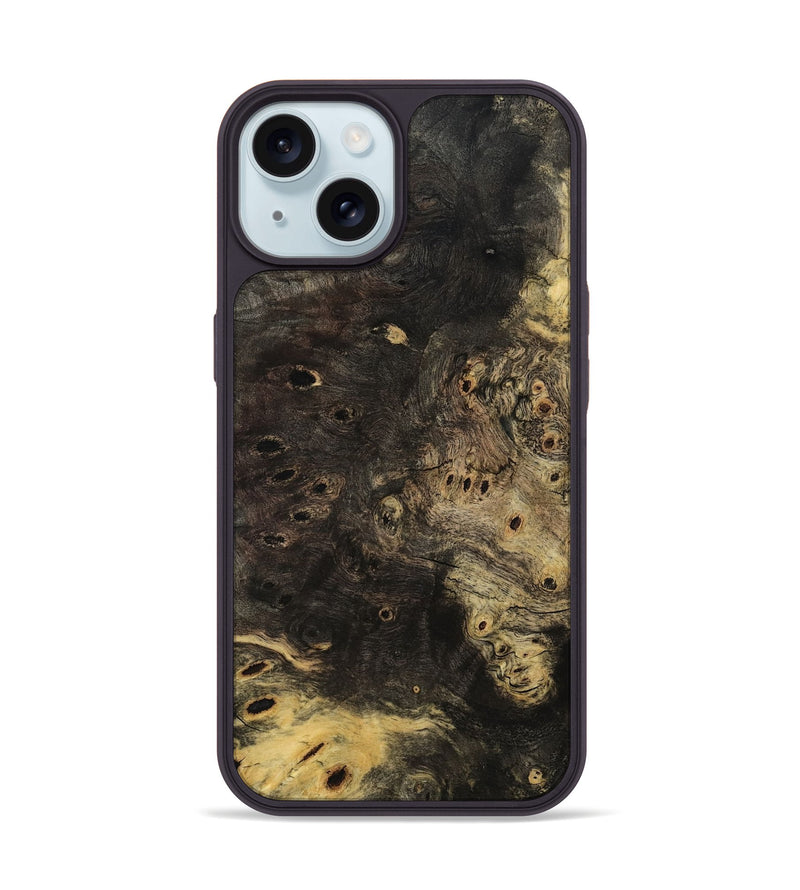 iPhone 15 Wood Phone Case - Leesa (Wood Burl, 795426)