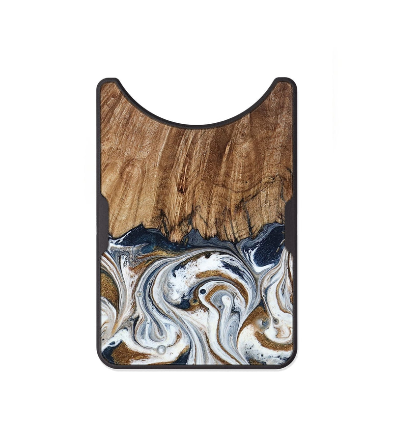 Alloy Wood Wallet - Kye (Teal & Gold, 795463)