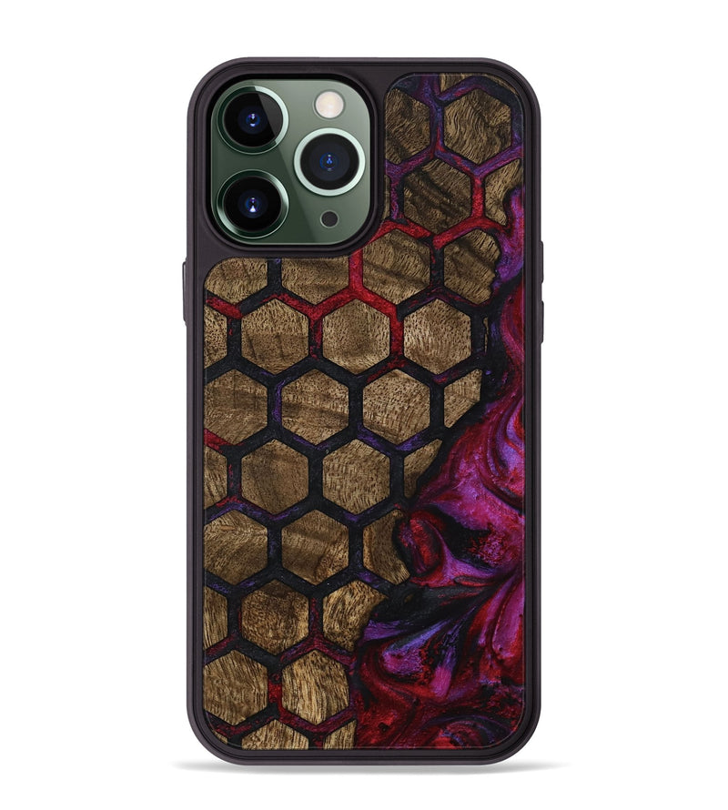 iPhone 13 Pro Max Wood Phone Case - Kati (Pattern, 795483)