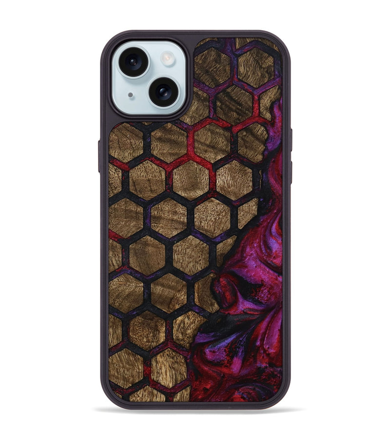 iPhone 15 Plus Wood Phone Case - Kati (Pattern, 795483)