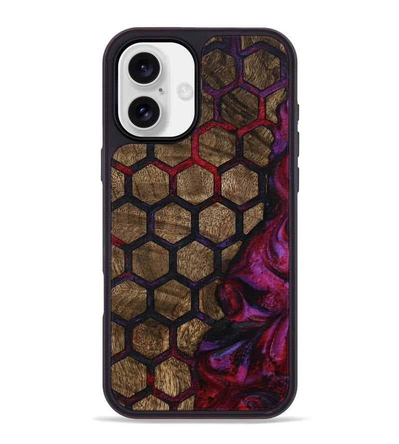 iPhone 16 Plus Wood Phone Case - Kati (Pattern, 795483)