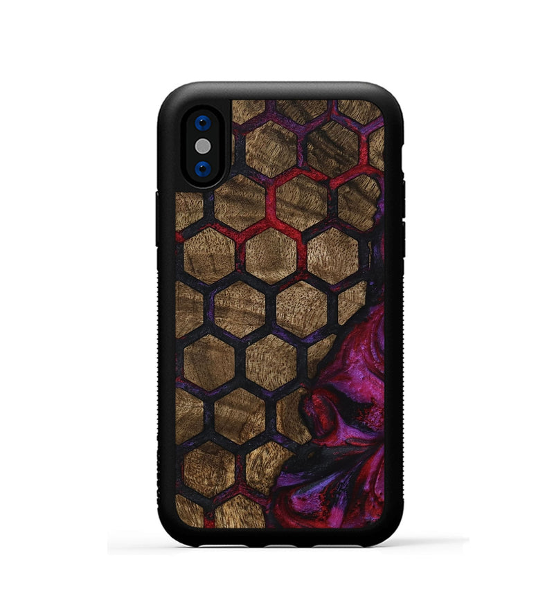 iPhone Xs Wood Phone Case - Kati (Pattern, 795483)