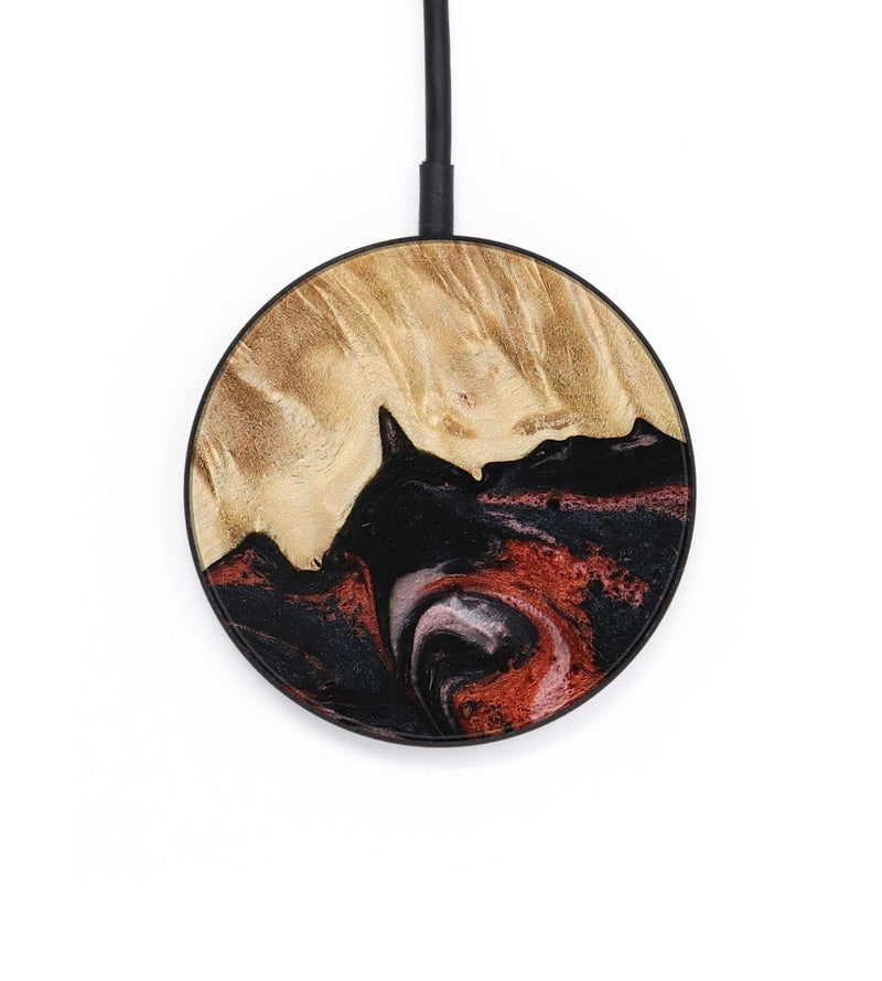 Circle Wood Wireless Charger - Andres (Red, 795507)