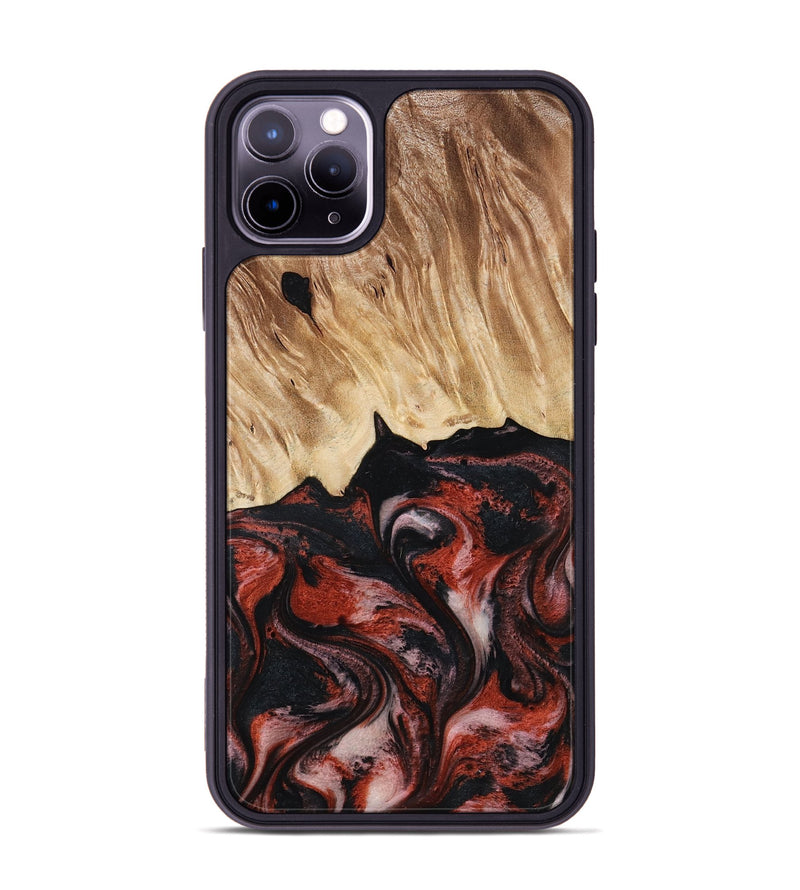iPhone 11 Pro Max Wood Phone Case - Andres (Red, 795507)
