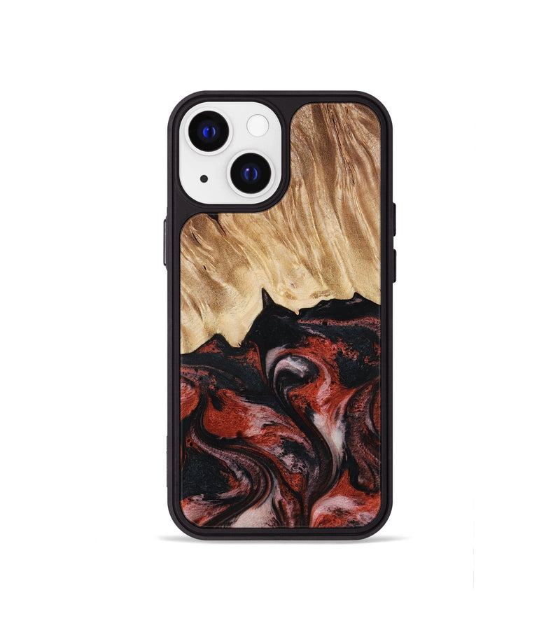 iPhone 13 mini Wood Phone Case - Andres (Red, 795507)
