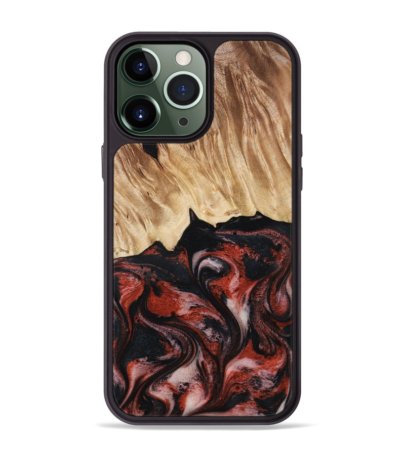 iPhone 13 Pro Max Wood Phone Case - Andres (Red, 795507)