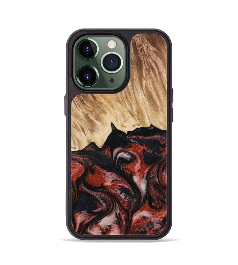 iPhone 13 Pro Wood Phone Case - Andres (Red, 795507)