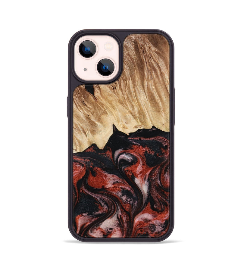 iPhone 14 Wood Phone Case - Andres (Red, 795507)