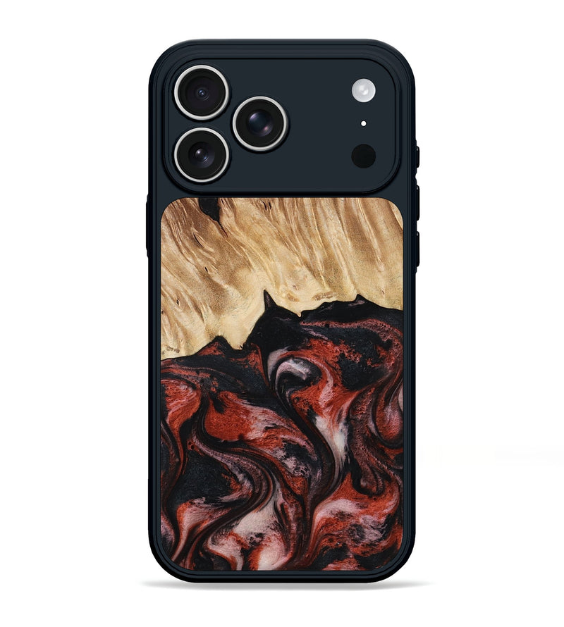iPhone 17 Pro Max Wood Phone Case - Andres (Red, 795507)