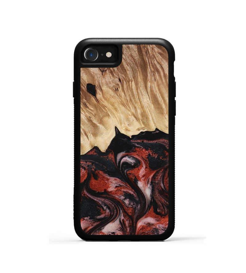 iPhone SE Wood Phone Case - Andres (Red, 795507)