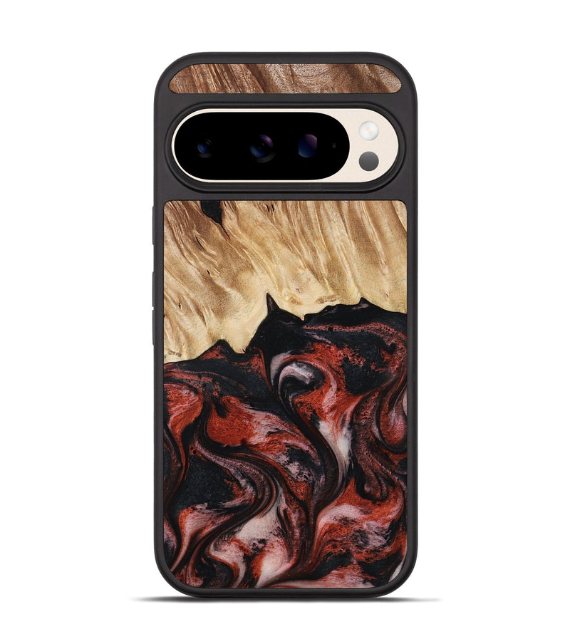 Pixel 10 Wood Phone Case - Andres (Red, 795507)