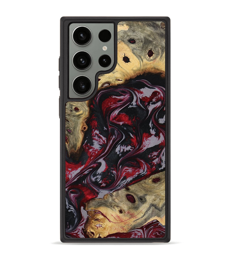 Galaxy S23 Ultra Wood Phone Case - Abbey (Red, 795511)