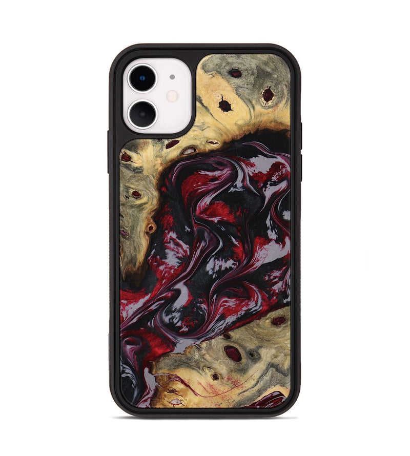 iPhone 11 Wood Phone Case - Abbey (Red, 795511)