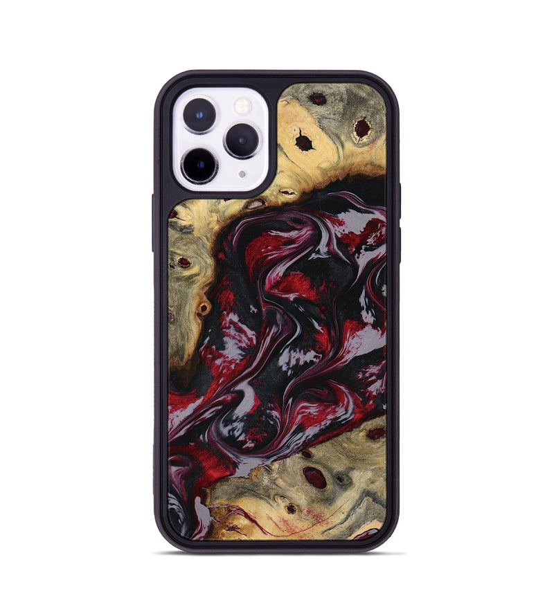 iPhone 11 Pro Wood Phone Case - Abbey (Red, 795511)