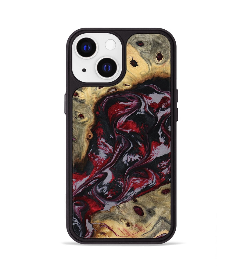 iPhone 13 Wood Phone Case - Abbey (Red, 795511)