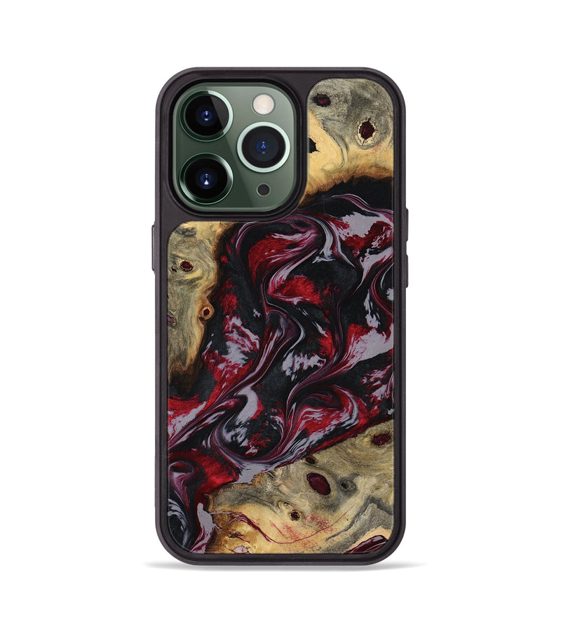 iPhone 13 Pro Wood Phone Case - Abbey (Red, 795511)