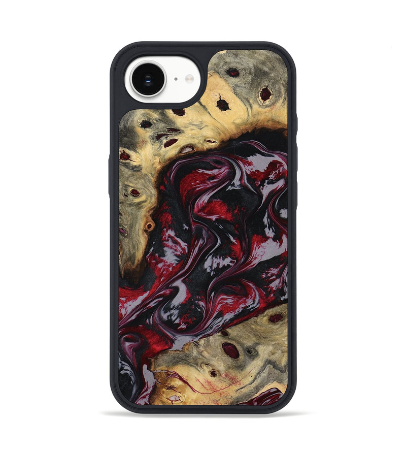 iPhone 16e Wood Phone Case - Abbey (Red, 795511)