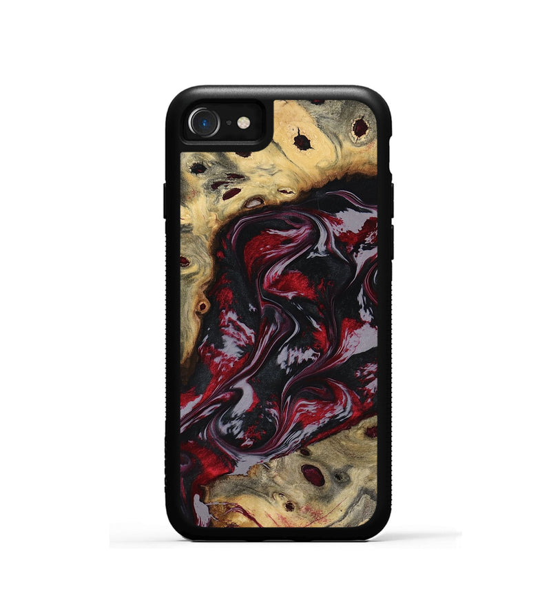 iPhone SE Wood Phone Case - Abbey (Red, 795511)