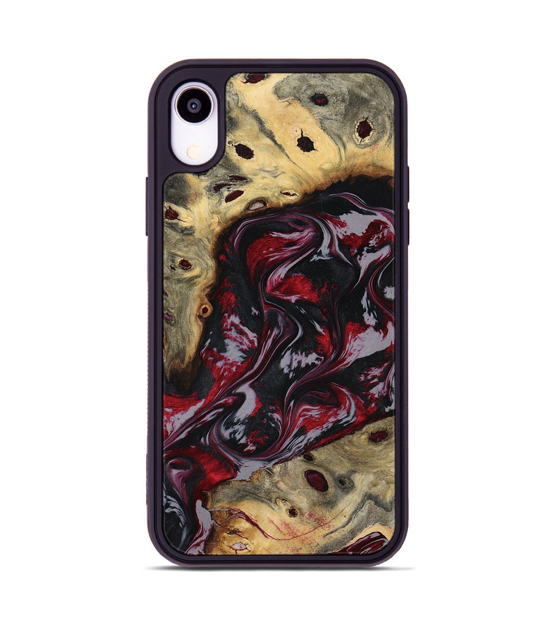 iPhone Xr Wood Phone Case - Abbey (Red, 795511)