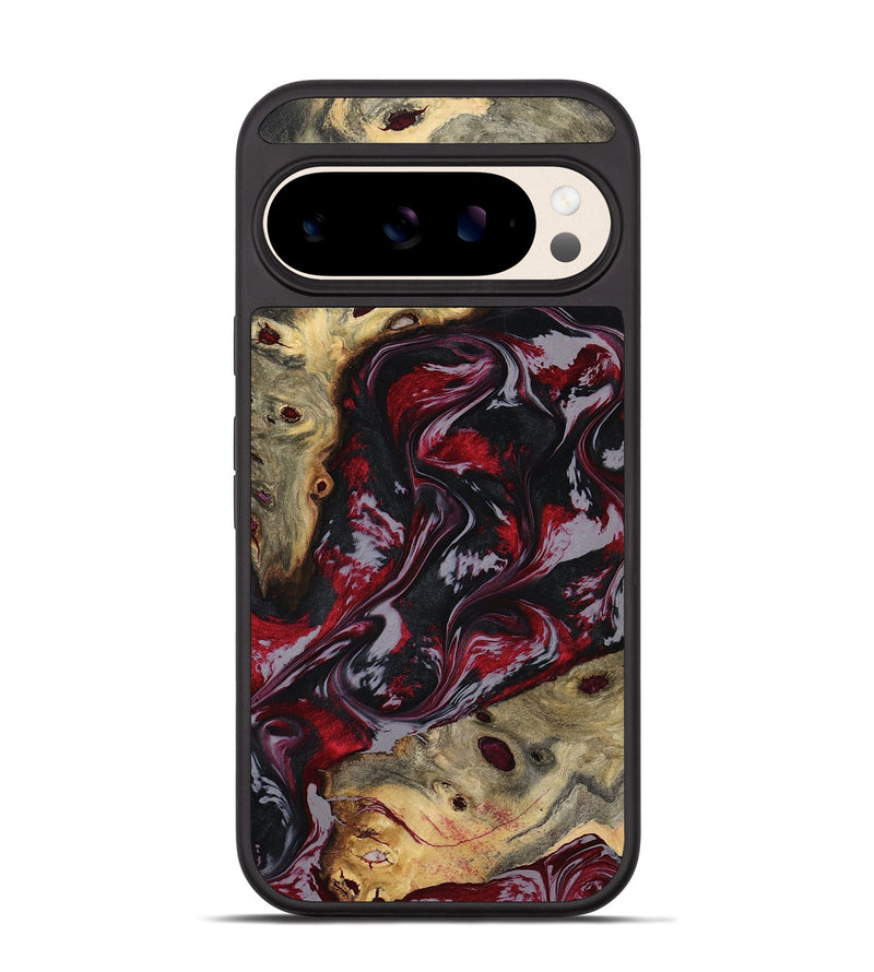 Pixel 10 Wood Phone Case - Abbey (Red, 795511)