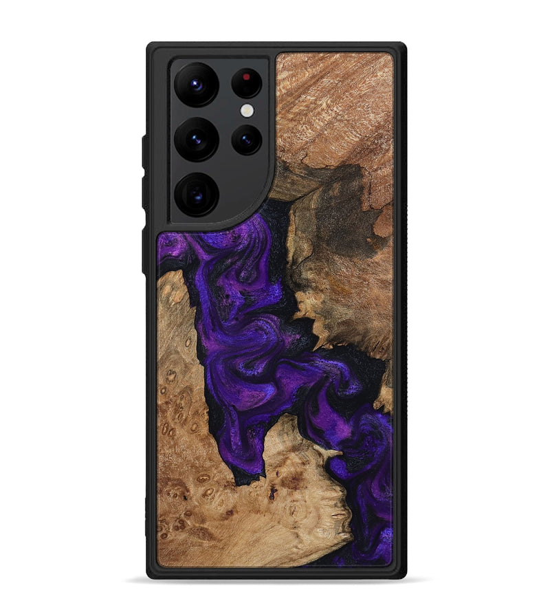 Galaxy S22 Ultra Wood Phone Case - Keenan (Purple, 795525)