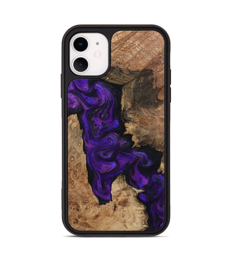iPhone 11 Wood Phone Case - Keenan (Purple, 795525)