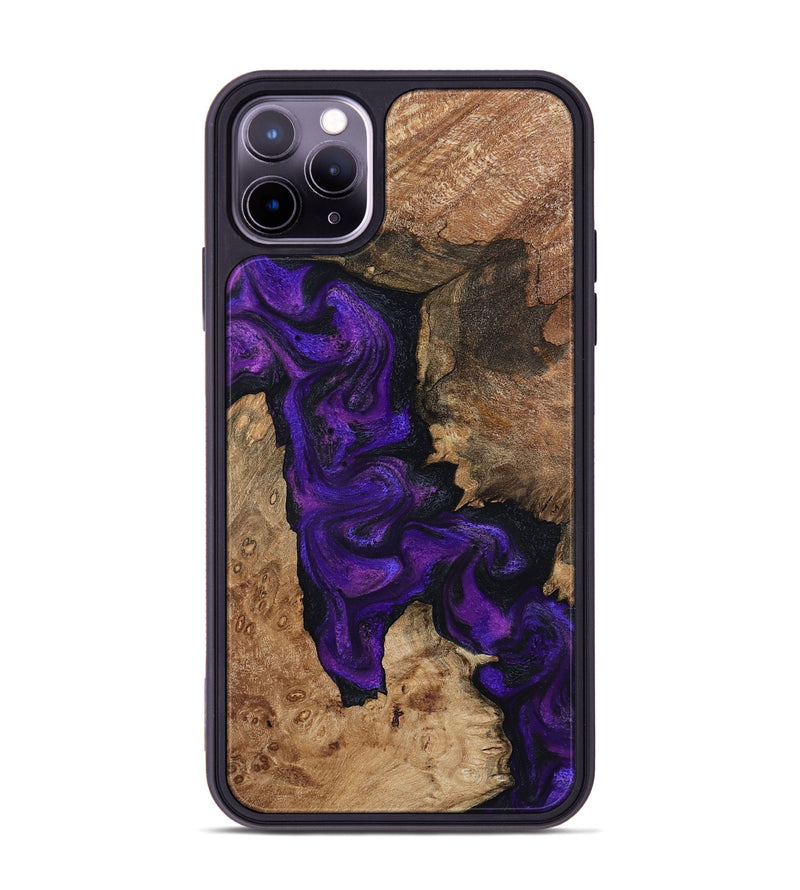 iPhone 11 Pro Max Wood Phone Case - Keenan (Purple, 795525)
