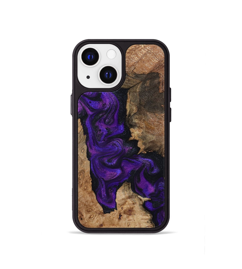 iPhone 13 mini Wood Phone Case - Keenan (Purple, 795525)