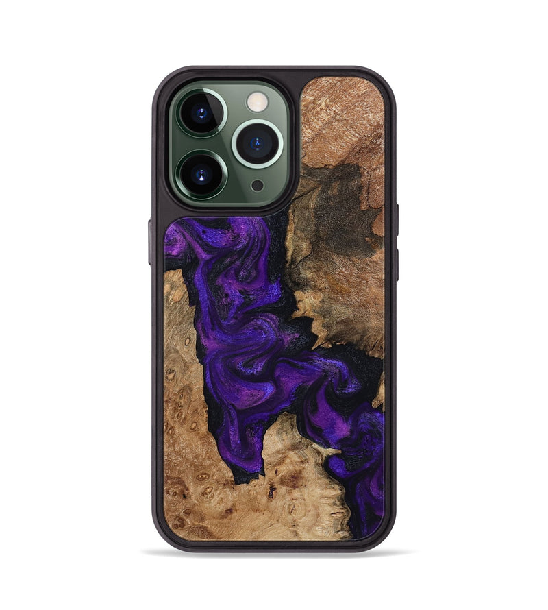 iPhone 13 Pro Wood Phone Case - Keenan (Purple, 795525)