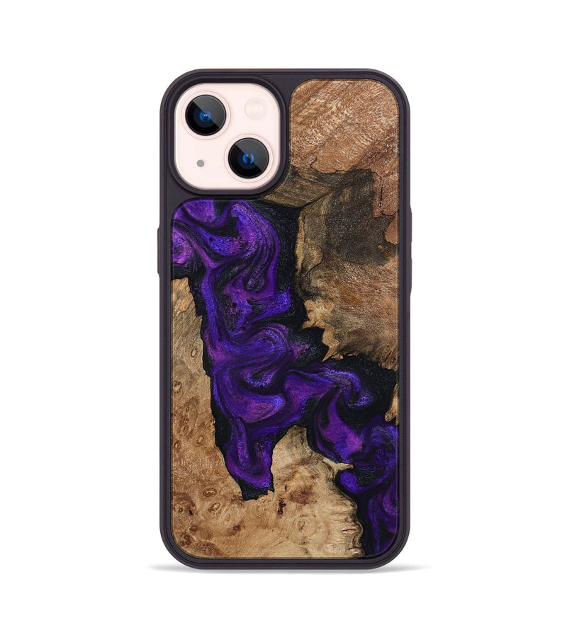 iPhone 14 Wood Phone Case - Keenan (Purple, 795525)
