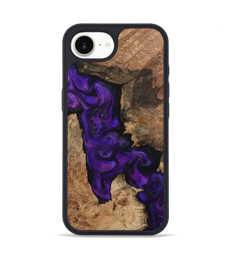 iPhone 16e Wood Phone Case - Keenan (Purple, 795525)