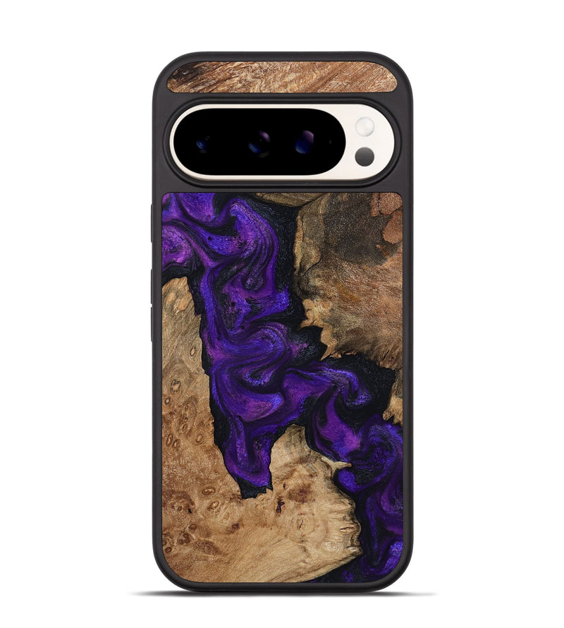 Pixel 9 Wood Phone Case - Keenan (Purple, 795525)
