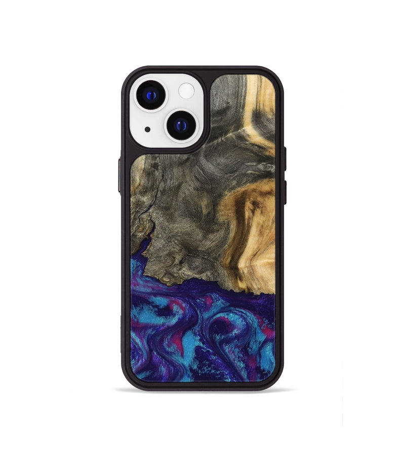 iPhone 13 mini Wood Phone Case - Turner (Purple, 795526)