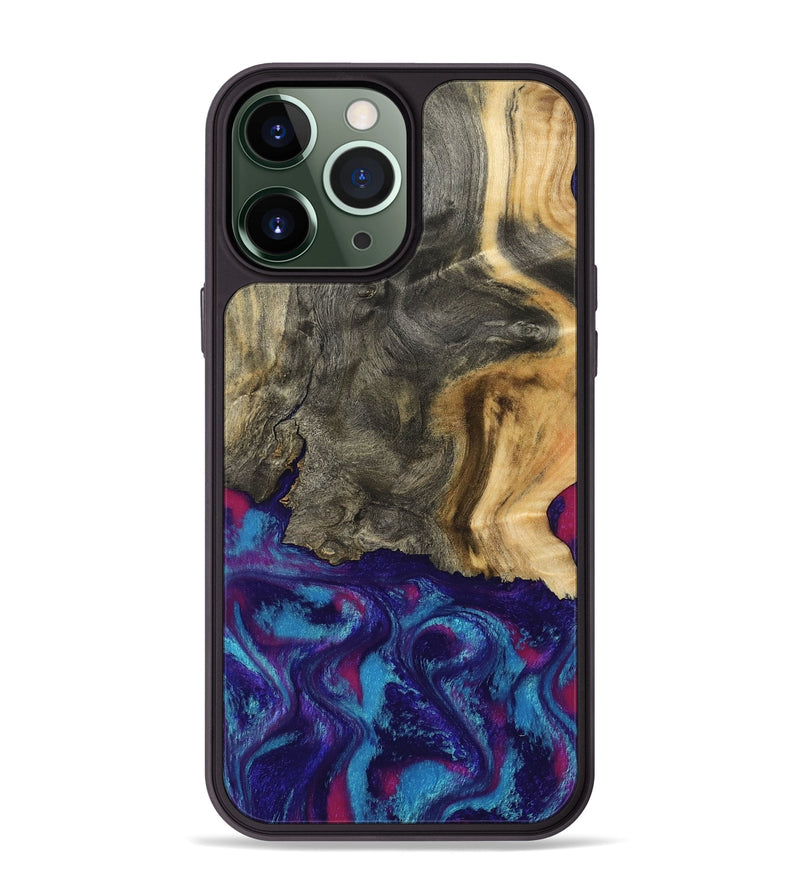 iPhone 13 Pro Max Wood Phone Case - Turner (Purple, 795526)