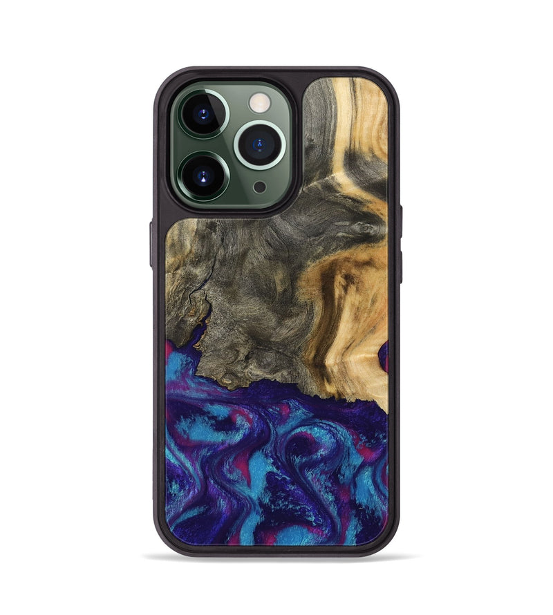 iPhone 13 Pro Wood Phone Case - Turner (Purple, 795526)