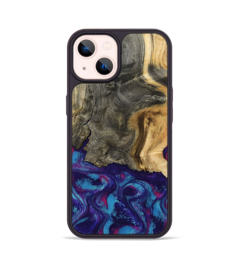 iPhone 14 Wood Phone Case - Turner (Purple, 795526)