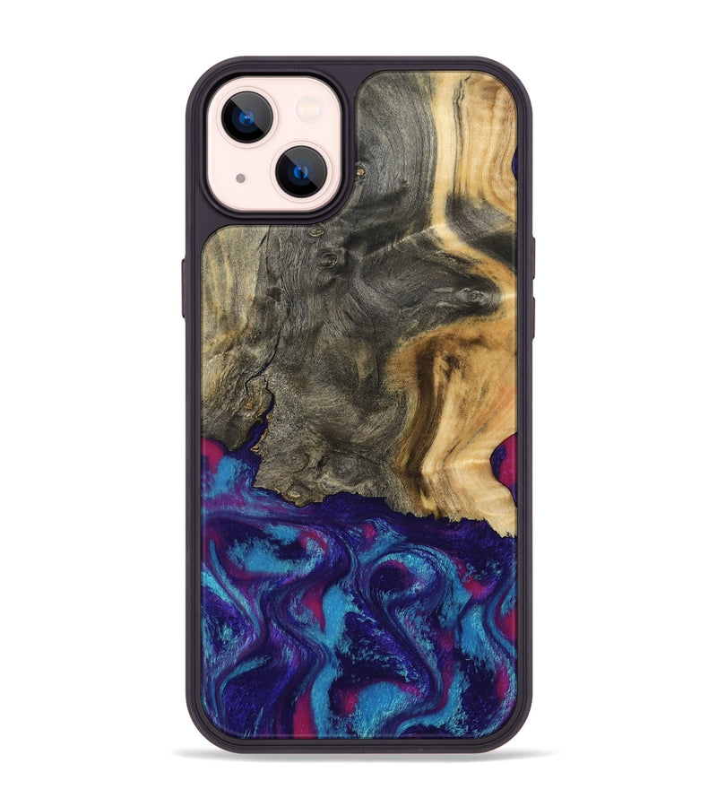 iPhone 14 Plus Wood Phone Case - Turner (Purple, 795526)