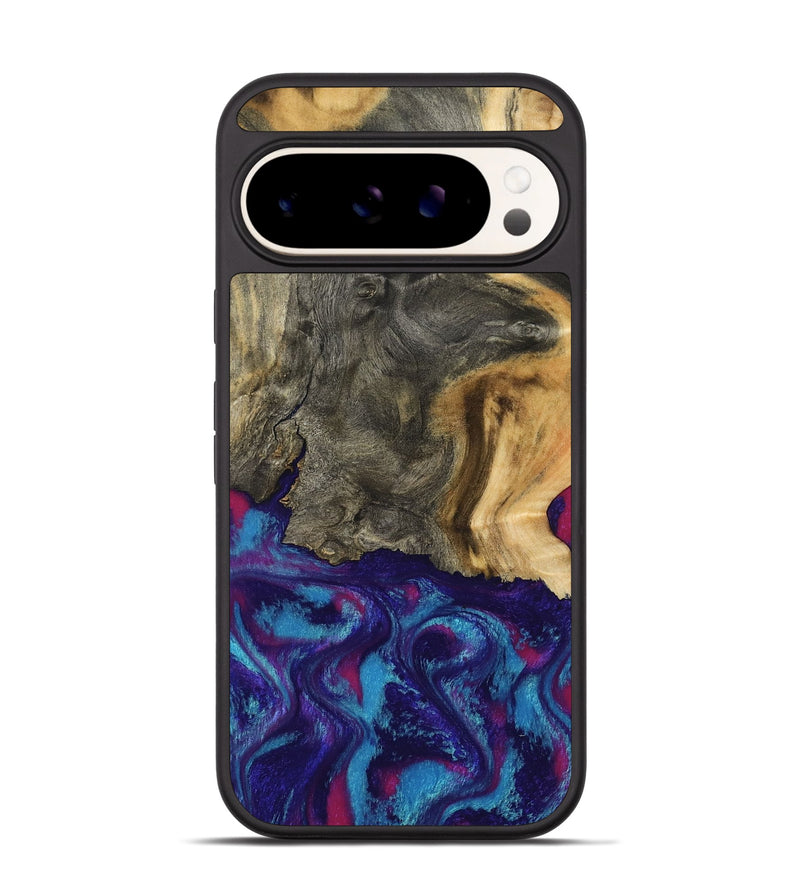 Pixel 9 Wood Phone Case - Turner (Purple, 795526)