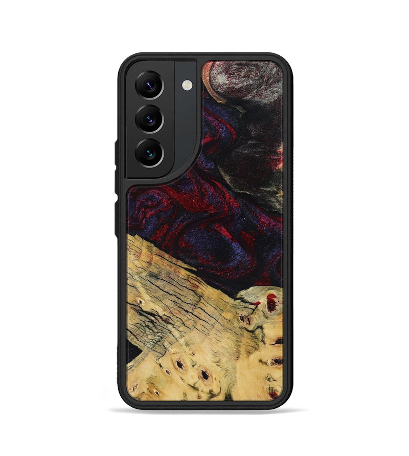 Galaxy S22 Wood Phone Case - Shelbie (Red, 795531)